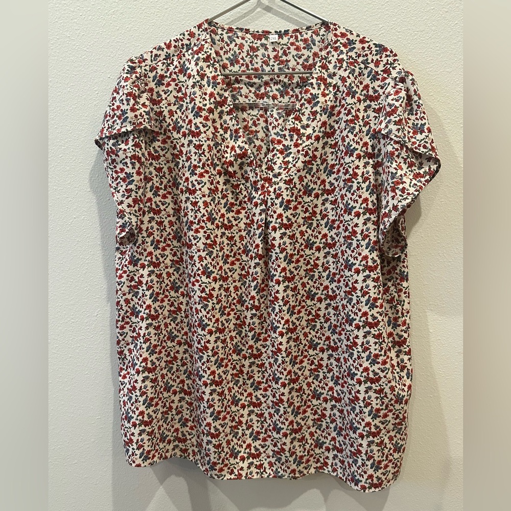Floral Print Women's Top